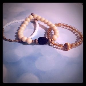 3 pack stretch bracelets